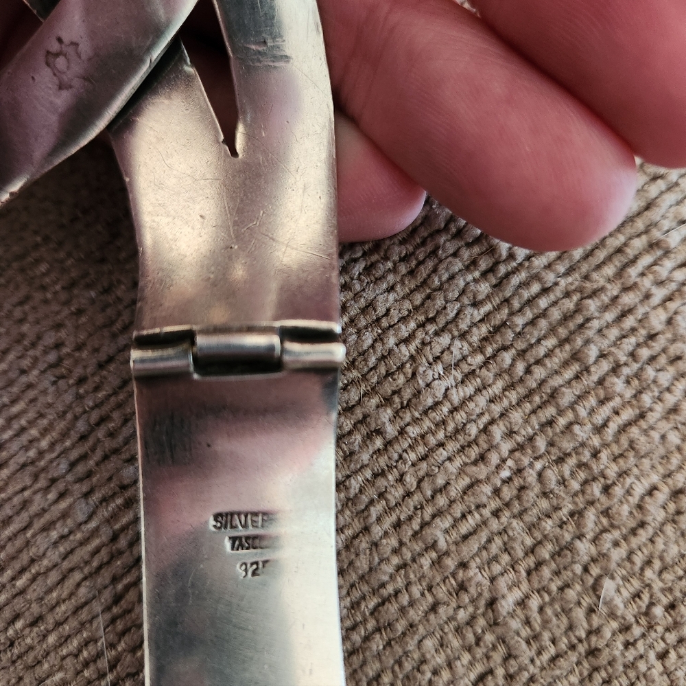 Stun...ning....Taxco Silver 925 Bracelet - Picture 5 of 7